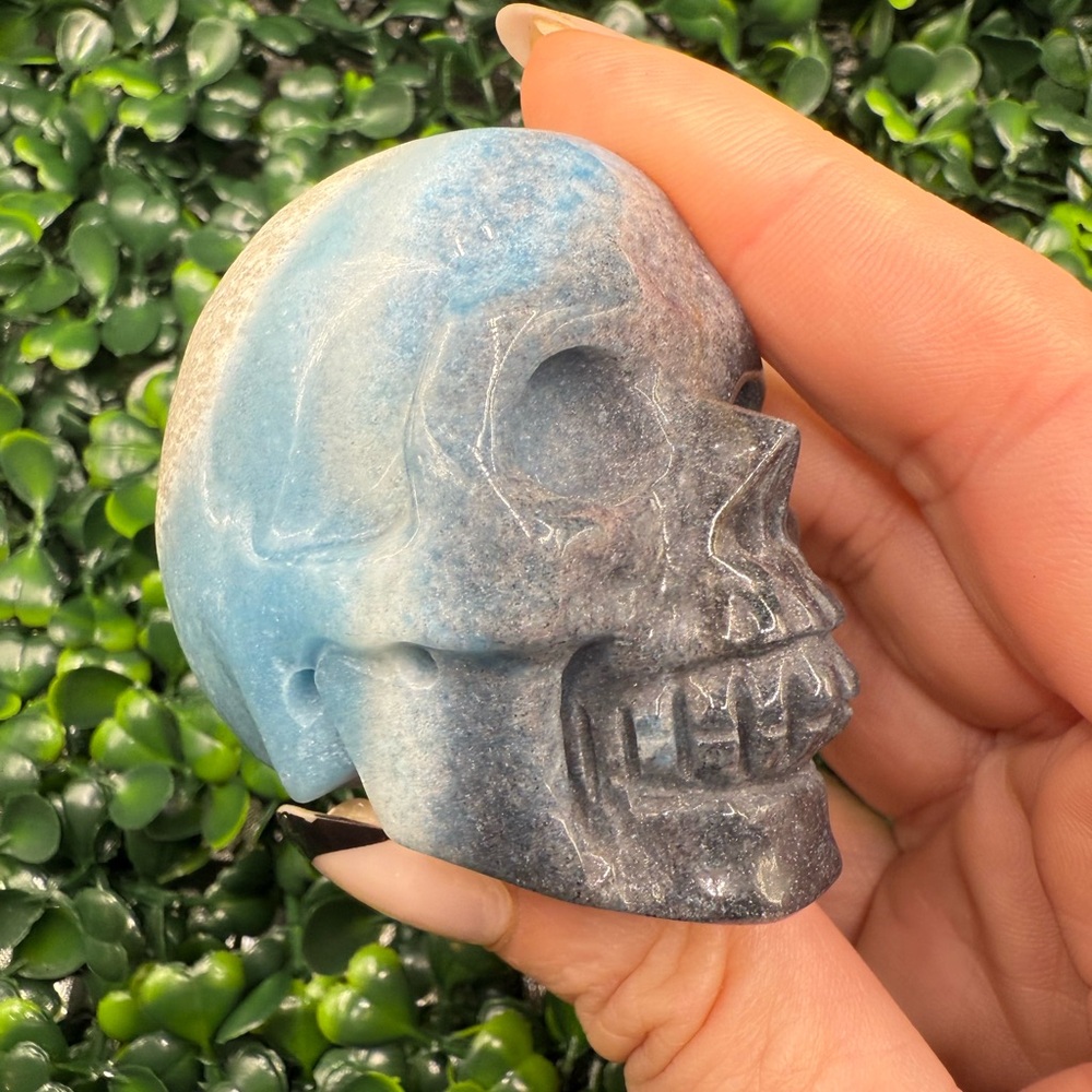 RARE Trolleite Skull Carving
